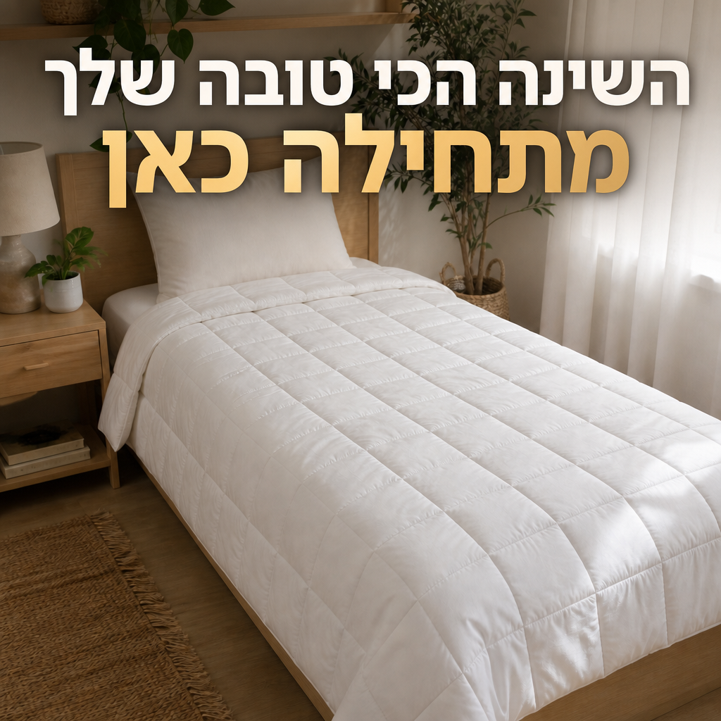 שמיכה כבידה ליחיד (152 על 203 ס"מ)
